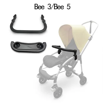 Bebek Arabası Aksesuarları Tampon Çubuğu Bugaboo Bee3 / 5 ve Babyzen yoyo Kol Dayama Gidon Yemek Tabağı PU deri Arabası Aksesuarı