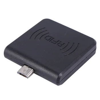 Mini Taşınabilir RFID 125KHz Kimlik Kartı Okuyucu Akıllı EM Kart USB Kimlik Kartı Desteği Okuyucu Win8 / Android / OTG Akıllı Telefon-Siyah