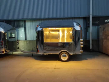 Özelleştirilmiş Mobil sokak yemeği Römork Hızlı BARBEKÜ Dondurma Aperatif otomatı gıda kamyon Pişirme Ekipmanları