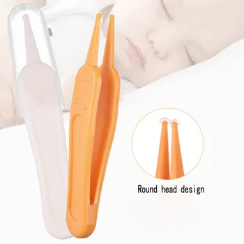 Yeni Yenidoğan Bebek Burun Temiz Klip Bebek Günlük Bakım Temizleme Cımbız Yuvarlak saç tokası