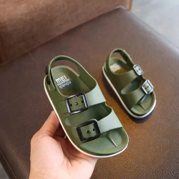Yaz çocuk sandaletleri Açık Çocuk Ayakkabı moda ışık Yumuşak Flats Toddler Erkek Bebek Sandalet Bebek Rahat Plaj Çocuk Ayakkabı Yeni