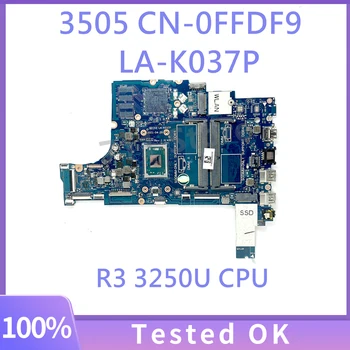 CN - 0FFDF9 0FFDF9 FFDF9 İle R3 3250U CPU Yüksek Kaliteli Anakart DELL 3505 Laptop Anakart İçin GDI53 LA-K037P %100 % Tam Test