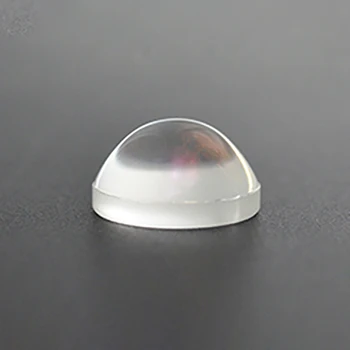 Odak Uzaklığı 10mm K9 Optik Cam Yarım Küre Plano Dışbükey Lens Yansıma Önleyici Film LED Yoğuşmalı Lens Dia 15mm