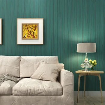 kartonpiyer peint Modern Koyu Gri, Bej Mavi Duvar Kağıtları Ev Dekor Çizgili Duvar Kağıdı Oturma Odası Yatak Odası için Duvar Kapağı Duvar