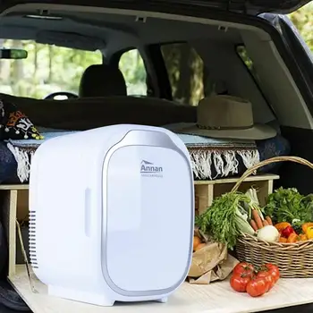 8L Mini Buzdolabı Soğutma ısınma çift kullanarak Kişisel Seyahat Buzdolabı Küçük Buzdolabı Otomatik Yurt Oturma Odası Yatak Odası Gıda