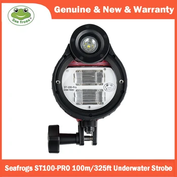 Seafrogs ST100 Pro 100 m/325ft Sualtı Strobe Su geçirmez kamera flaşı ışık A6500 A6300 A7 III RX100 IV sualtı konut