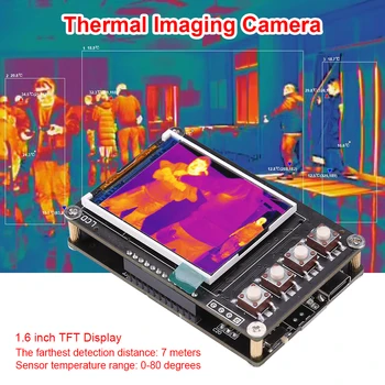 IR 8x8 Kızılötesi termal kamera Dizi Sıcaklık Sensörü 7M En Uzak Algılama Mesafesi termal görüntüleme kamerası