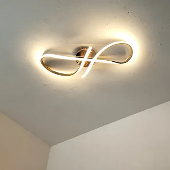 Modern Led tavan ışıkları Oturma Odası Yatak Odası İçin Tavan Lambası Altın Krom Kaplama Çalışma Mutfak iç mekan aydınlatması Fikstür