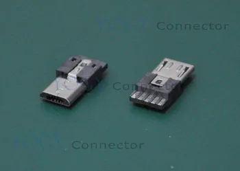 (100 adet/grup) mikro Erkek USB Konnektörler Tak fit HDD \ telefon Veri Kablosu