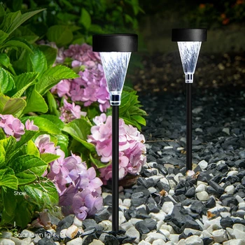 10 Adet Açık havada güneş enerjisi ışıkları Avlu Villa bahçeleri Peyzaj Dekorları Su Geçirmez Zemin Ekleme Çim LED Peyzaj Lambalar
