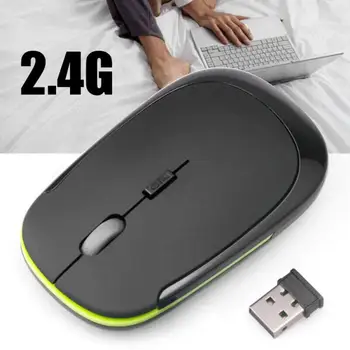 Ultra-ince Fare 2.4 Ghz Mini Kablosuz Optik Gaming Mouse Fare ve USB Alıcı kablosuz bilgisayar faresi PC Laptop İçin 3500