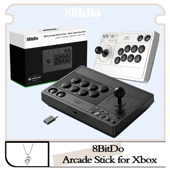 Xbox Serisi X, Xbox Serisi S, Xbox One ve Windows 10 için 3,5 mm Ses Jakına sahip 8 Bitdo Kablosuz 2.4 G / Kablolu Arcade Stick