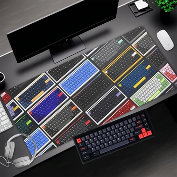 Mekanik Klavye Mouse Pad Hızlı Oyun Masa Bilgisayar Oyun Kurulum Özel Pc Aksesuarları Mousepad Ofis Fare Desteği 90x40