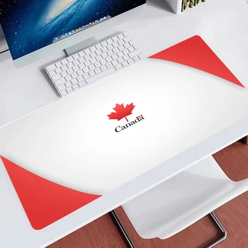Mousepad Gamer Kanada Bayrağı Mouse Pad Bilgisayar Fare için 900x400 Oyun Paspaslar kaymaz Oyun Aksesuarları Dizüstü Serin klavye matı