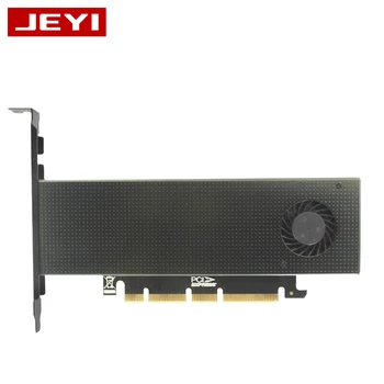 JEYI SK9Pro m. 2 genişleme NVMe adaptörü NGFF dönüş PCIE3. 0 soğutma fanı SSD çift kart üzerinde eklemek SATA3 fan ile Alüminyum kapak serin bar