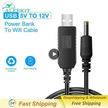 1~10 ADET USB DC Güç Kablosu 5V İçin 12V Boost Dönüştürücü 8 Adaptörleri USB DC Jack şarj kablosu için WIFI yönlendirici Mini Fan