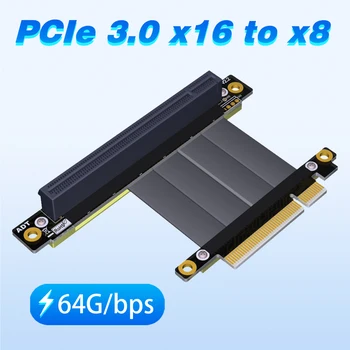 Pcı-E x8 uzatma hattı bağlamak için x16 pcıe Yükseltici 1U2U 8x ila 16x PCIe 3. 0x8 gen3 64G / bps GTX1080 Doğrudan Üretici Yüksek hızlı