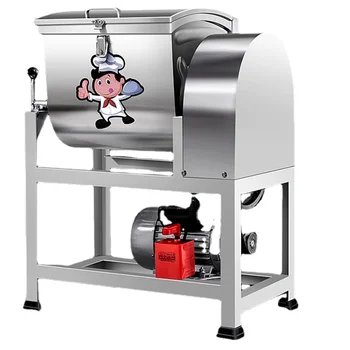 1500W elektrikli hamur karıştırıcısı Ticari Paslanmaz Çelik Un İşleme Ekipmanları Restoran Karıştırıcı Karıştırma Yoğurma Makinesi