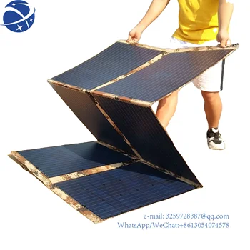 Yyhc2022 Yeni Özel Boyut 21V 350w Taşınabilir Güneş Panelleri Battaniye ve Dış Mekan Güneş Enerjisi Sistemi için Güneş Jeneratörleri