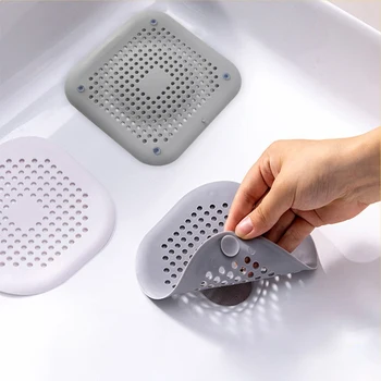 Saç Filtresi Lavabo Anti-engelleme Süzgeç Küvet Duş Zemin tahliye tapası Silikon Mutfak Deodorant Fiş Banyo Aksesuarları