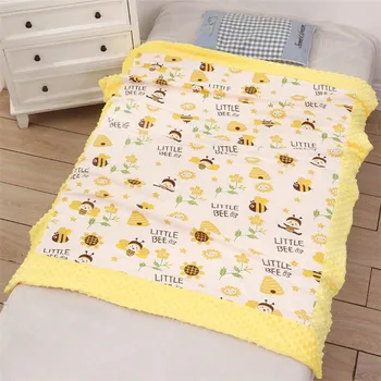 110x140cm Yeni Bebek Uyku Battaniye Fil Roket Pasifize Çocuk yatak battaniyesi Bebek Çocuk Yorgan Battaniye yatak