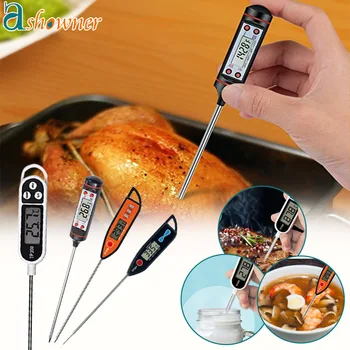 TP300 Gıda Dijital Termometre Mutfak BARBEKÜ Probu Et Su Süt Ev Pişirme Elektronik fırın termometresi Göstergesi Araçları