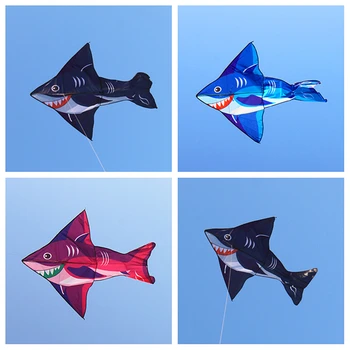 ücretsiz kargo yeni uçurtmalar uçan köpekbalığı uçurtmalar yetişkinler için profesyonel rüzgar uçurtmalar goldfish uçurtma Koi araba bobin hava yılan gerçek uçurtma