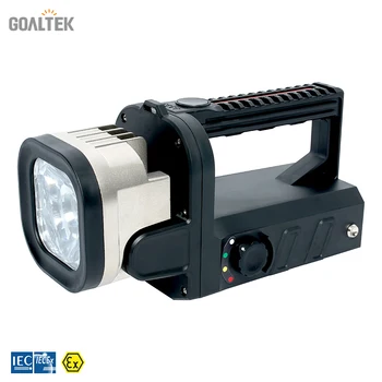 Ayarlanabilir Taşınabilir Atex IECEx Patlamaya dayanıklı LED fener el lambası el feneri meşale ışık sinyal göstergesi