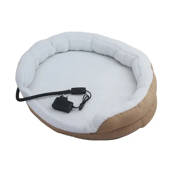 Deluxe Bolster Deluxe Ortopedik Mat köpek yatağı ısıtıcı Toptan Ürün Mağazası Pet isıtma Pedi