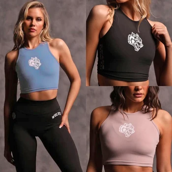 Darc O Üstleri Spor Kadın Gömlek Seksi Mahsul Yoga Spor Push Up Elastik Tankı Nefes Koşu Egzersiz Kadın Spor Sütyen Üstleri