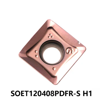 100 % Orijinal SOET SOET120408 PDFR-S SOET120408PDFR H1 Dönüm Bıçak Kesme Aletleri Karbür Makinesi Torna Tutucu CNC Eklemek Metal