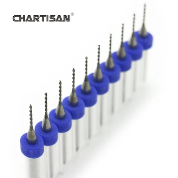 CHARTISAN 1.3-3.175 mm PCB Karbür Mikro Matkap Uçları