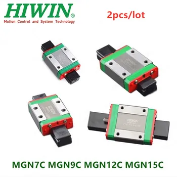 2 adet orijinal HIWIN lineer blok taşıma MGN7C MGN9C MGN12C MGN15C mini lineer kılavuz CNC parçası MGN7 MGN9 MGN12 MGN15