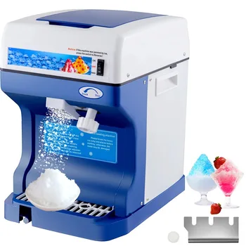 BENTİSM Ticari Buz Kırıcı 250 W meyveli buz makinesi, 265 LBS/H, Ayarlanabilir Buz Dokusu İle Buz Kırıcı