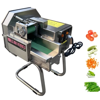 Soğan dilimleme makinesi Ticari Sebze Dilimleme Makinesi Elektrikli Dilimleme Parçalama Makinesi Sebze Kesme Makinesi