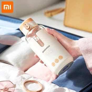 Yeni Xiaomi 300ML kablosuz ısıtıcı su şişesi LED ekran termos Bardak Taşınabilir Süt Kremi Su Seviyesi Hattı İle