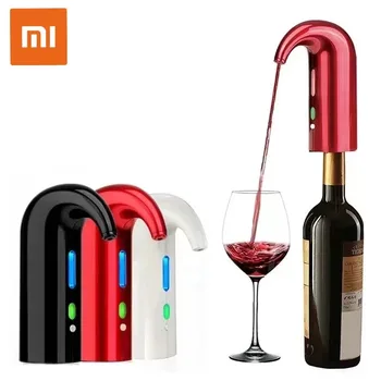 Xiaomi Elektrikli Şarap Havalandırıcı Taşınabilir Pourer Anında şarap dekantörü Dağıtıcı Pompası Tek Dokunuşla Otomatik USB Şarj Edilebilir