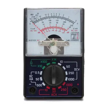Taşınabilir Elektrikli Multimetre MF-110A AC / DC OHM Voltmetre Ampermetre Analog ölçme aracı Metre Uygun Aksesuarları Araçları