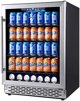 İçecek Buzdolabı İçecek Soğutucu - 96 Can Mini bira dolabı Dahili / Bağlantısız Buz Çözme Fonksiyonu ile Ayarlanabilir Raflar