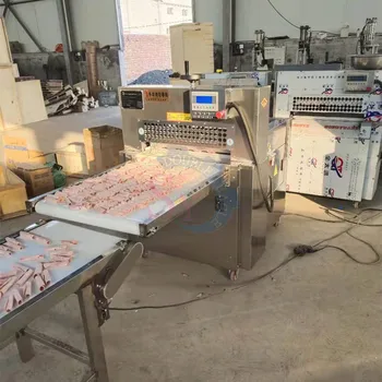 Yüksek çıkış CNC çok işlevli otomatik paslanmaz çelik 4-roll büyük dondurulmuş pastırma Sığır Eti Dilimleme Haddeleme Makinesi abd'de