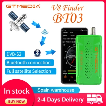 GTmedıa V8 Bulucu BT03 Uydu sinyal bulucu için Android Uygulaması İle DVB-S2 ws-6933 ws6906 Ve Content dıgı Uydu Alıcısı Cihazı