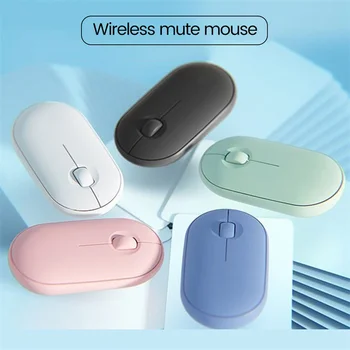 Kablosuz Fare Bluetooth uyumlu Mini ve İnce 1000DPI Yüksek Hassasiyetli Optik İzleme bilgisayar için fare PC Gamer