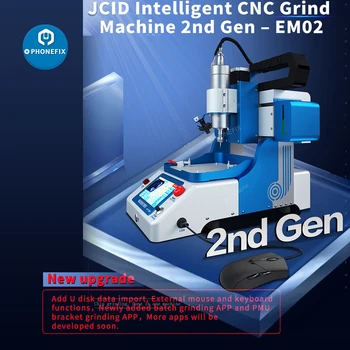 JCID 2nd-Gen Akıllı CNC Taşlama Makinesi JCID EM02 Otomatik BGA Çip Değirmeni iPhone 6-14 Anakart CPU IC taşlama
