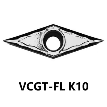 Orijinal VCGT VCGT1103 VCGT1604 VCGT2205 1604 FL K10 Metal Torna Torna Kesme Aleti Makinesi Cnc freze karbür uçlar