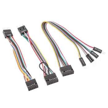 1 ~ 5 ADET USB kablosu Ses Kablosu İle Sıradan Şasi Transferi Usb 9-pin 11-pin Dişi Üç parçalı Set