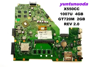Orijinal ASUS X550CC laptop anakart X550CC 1007U 4GB GT720M 2GB REV 2.0 iyi ücretsiz gönderim test