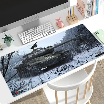 Dünya Tankları Mouse Pad Oyun XL Büyük Yeni HD Mousepad XXL Fare Mat Ofis Doğal Kauçuk Halı Oyun dizüstü Fare Pedi