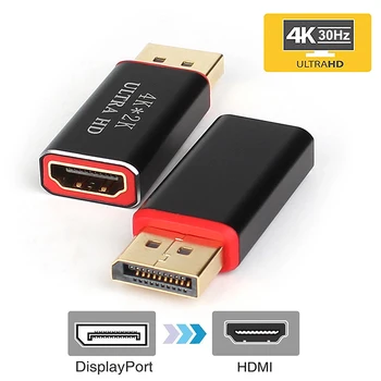 4K Ekran Bağlantı Noktası HDMI Erkek dişi adaptör Dönüştürücü DisplayPort DP HDMI Yeni
