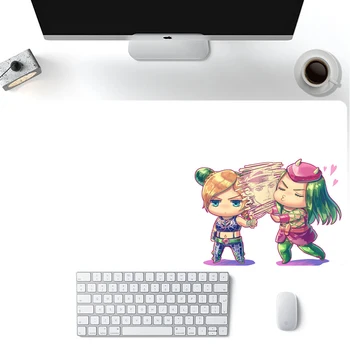 Anime fare altlığı Japon JOJO Büyük Oyun Fare Mat 400X800X2MM Dizüstü PC için Ofis Masası Aksesuarları Mousepad Özel Baskı