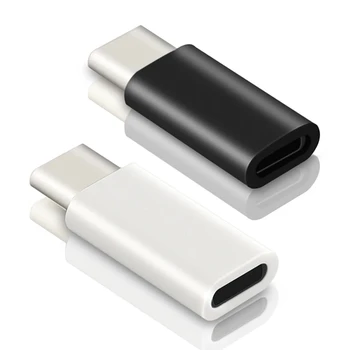 USB C Erkek için Uyumlu Yıldırım dişi adaptör Şarj Data Sync C Tipi Konnektör iphone Dropship